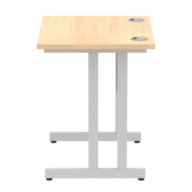 impulse 800mm slimline desk cantilever leg