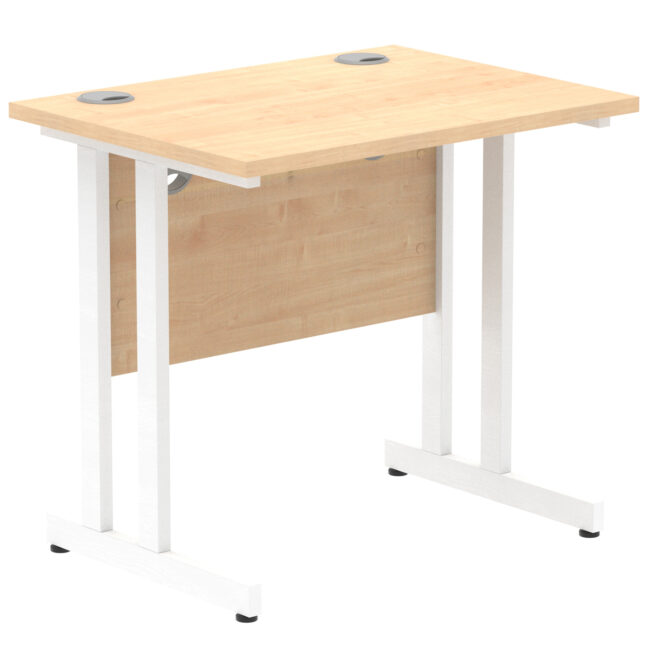 impulse 800mm slimline desk cantilever leg
