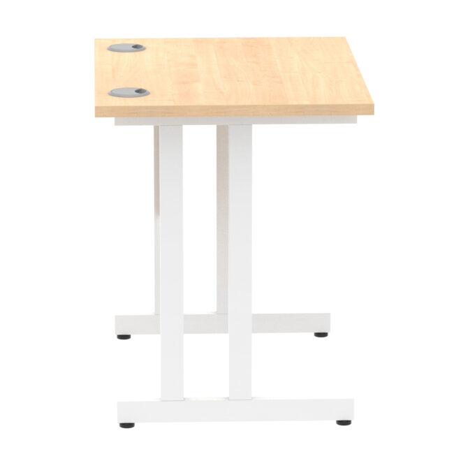 impulse 800mm slimline desk cantilever leg