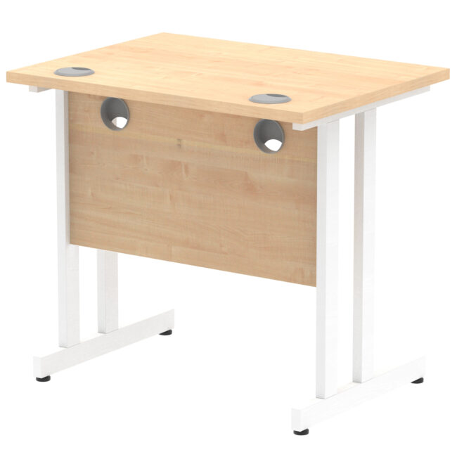 impulse 800mm slimline desk cantilever leg