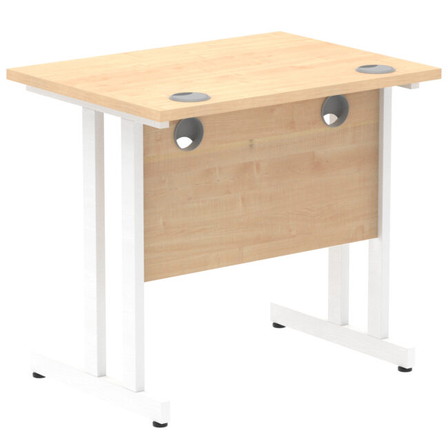 impulse 800mm slimline desk cantilever leg