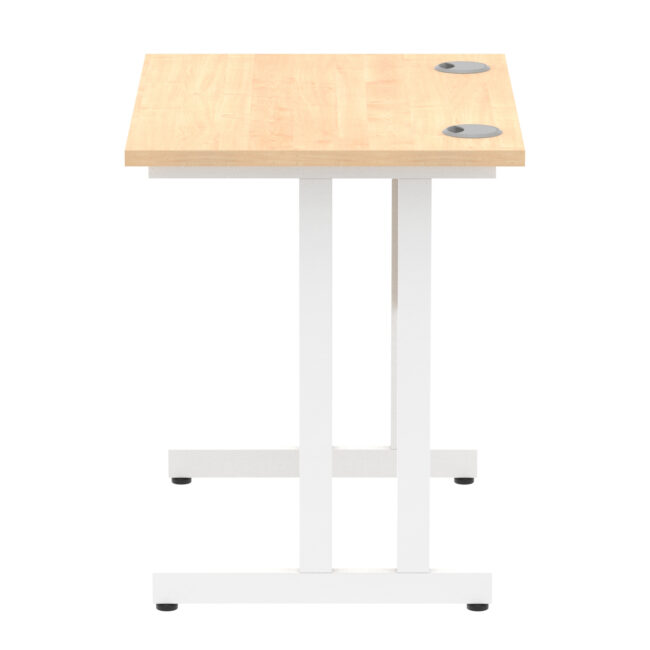 impulse 800mm slimline desk cantilever leg
