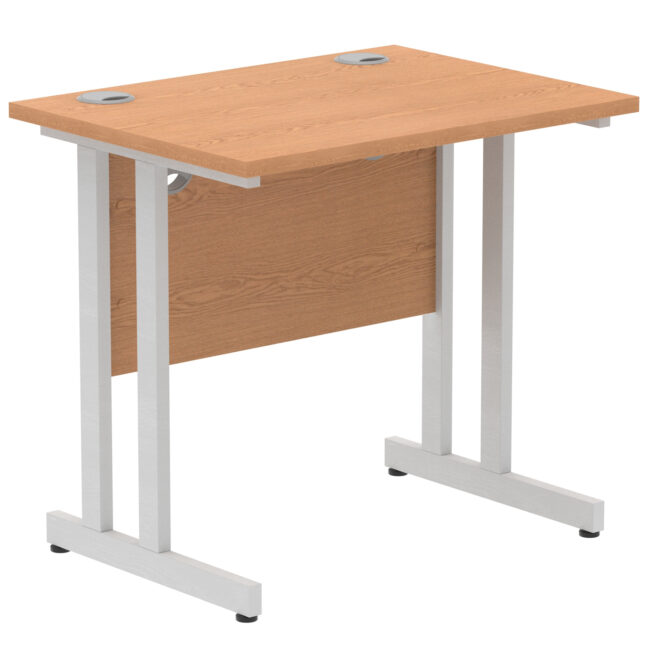 impulse 800mm slimline desk cantilever leg