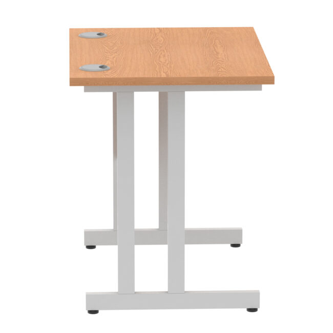 impulse 800mm slimline desk cantilever leg
