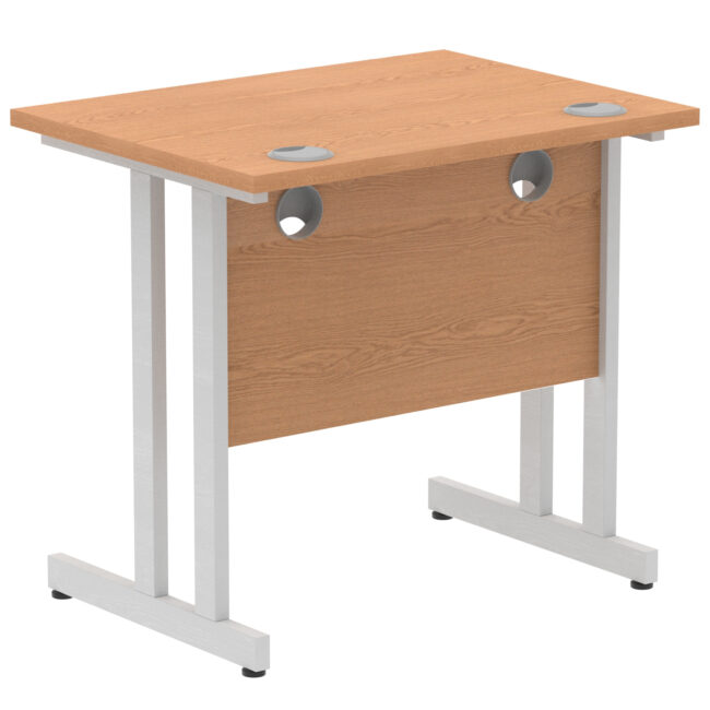 impulse 800mm slimline desk cantilever leg