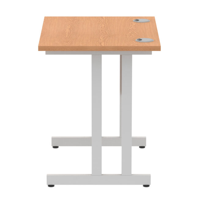 impulse 800mm slimline desk cantilever leg