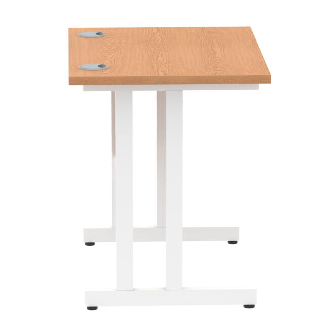 impulse 800mm slimline desk cantilever leg