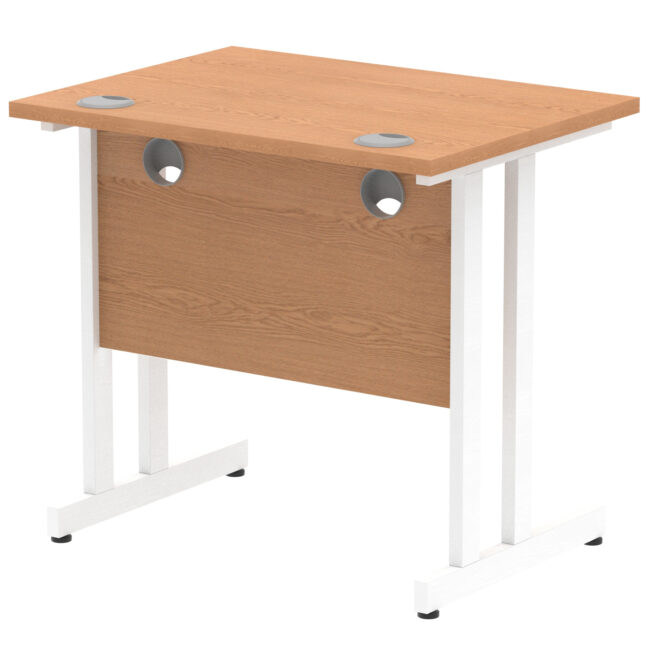 impulse 800mm slimline desk cantilever leg