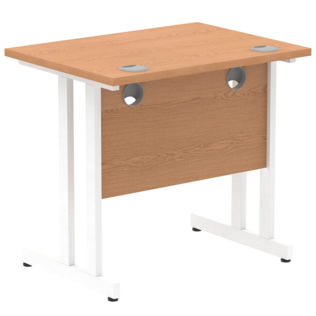 impulse 800mm slimline desk cantilever leg