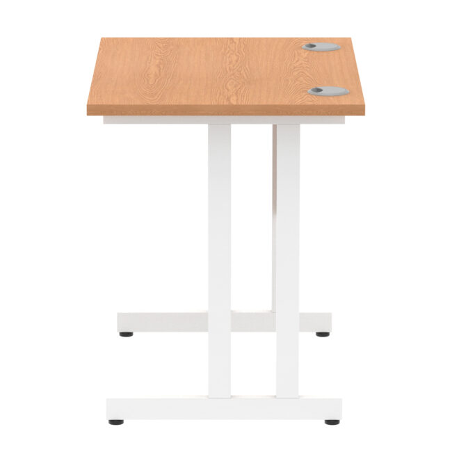 impulse 800mm slimline desk cantilever leg