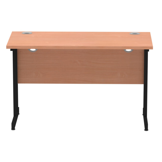 impulse 1200mm slimline desk cantilever leg