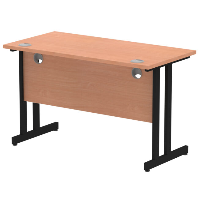 impulse 1200mm slimline desk cantilever leg