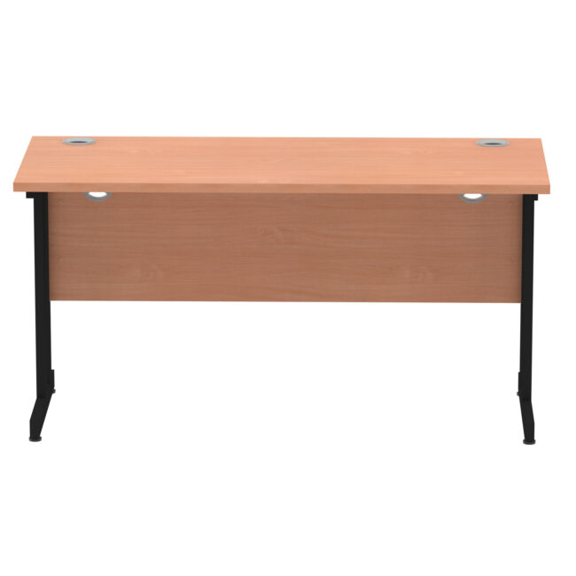 impulse 1400mm slimline desk cantilever leg