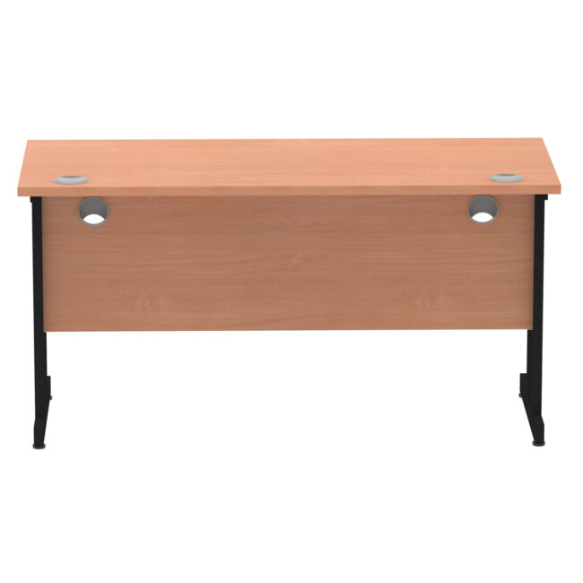 impulse 1400mm slimline desk cantilever leg