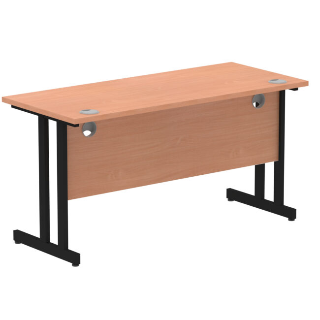 impulse 1400mm slimline desk cantilever leg