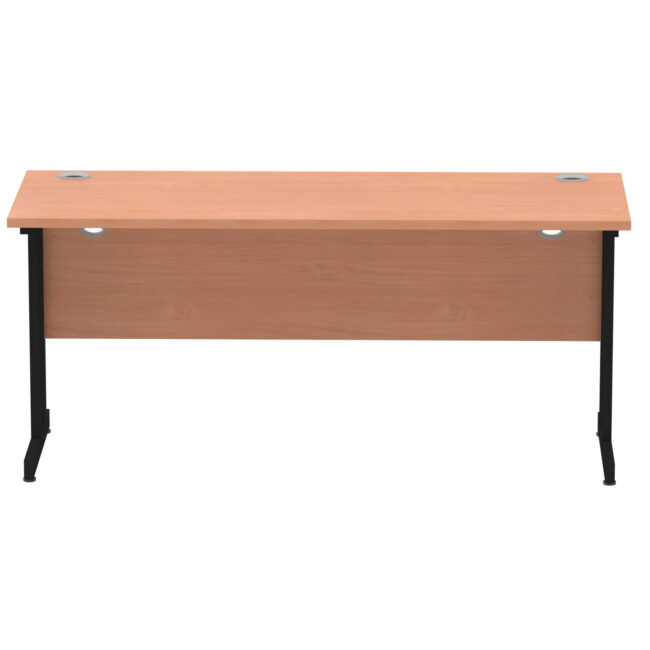 impulse 1600mm slimline desk cantilever leg
