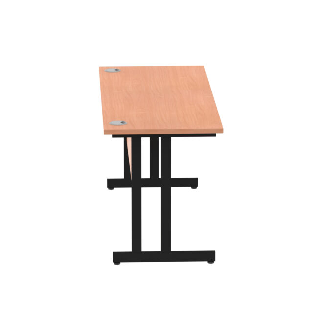 impulse 1600mm slimline desk cantilever leg