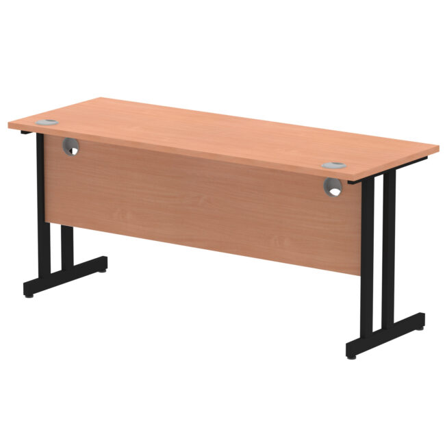 impulse 1600mm slimline desk cantilever leg