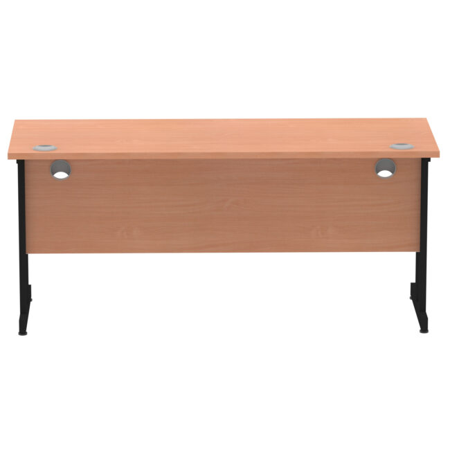 impulse 1600mm slimline desk cantilever leg