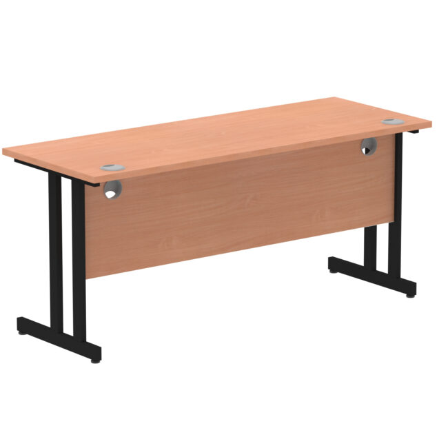 impulse 1600mm slimline desk cantilever leg