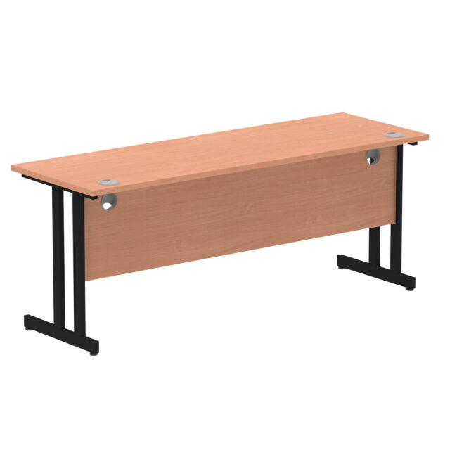impulse 1800mm slimline desk cantilever leg