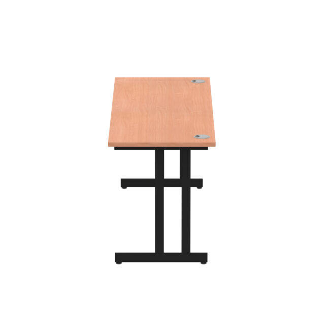 impulse 1800mm slimline desk cantilever leg