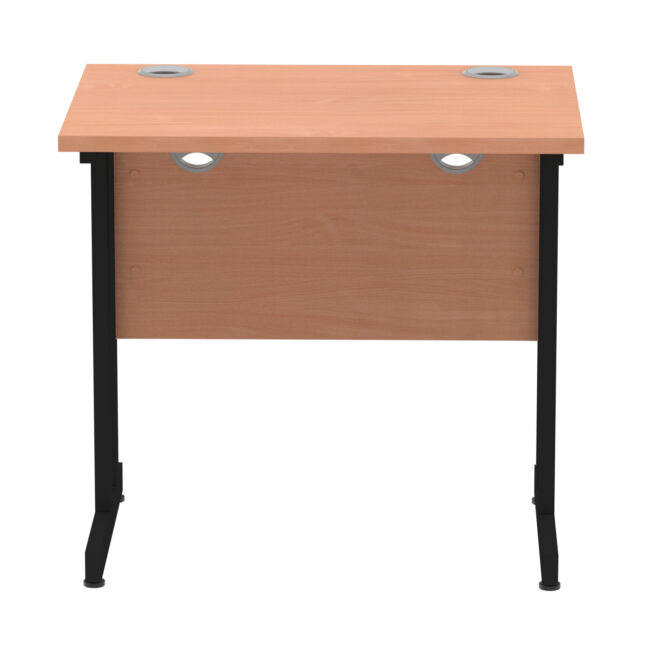 impulse 800mm slimline desk cantilever leg