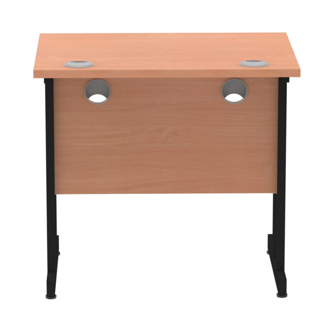 impulse 800mm slimline desk cantilever leg