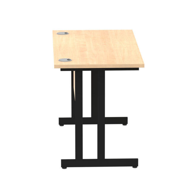 impulse 1200mm slimline desk cantilever leg