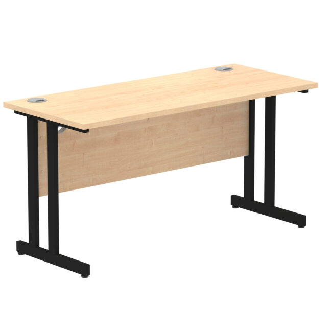 impulse 1400mm slimline desk cantilever leg
