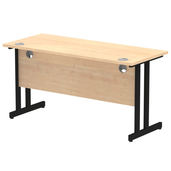 impulse 1400mm slimline desk cantilever leg