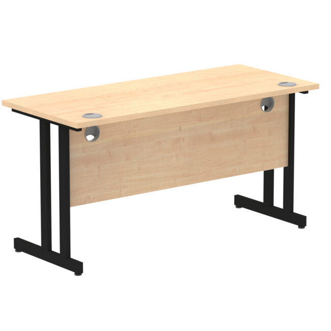 impulse 1400mm slimline desk cantilever leg