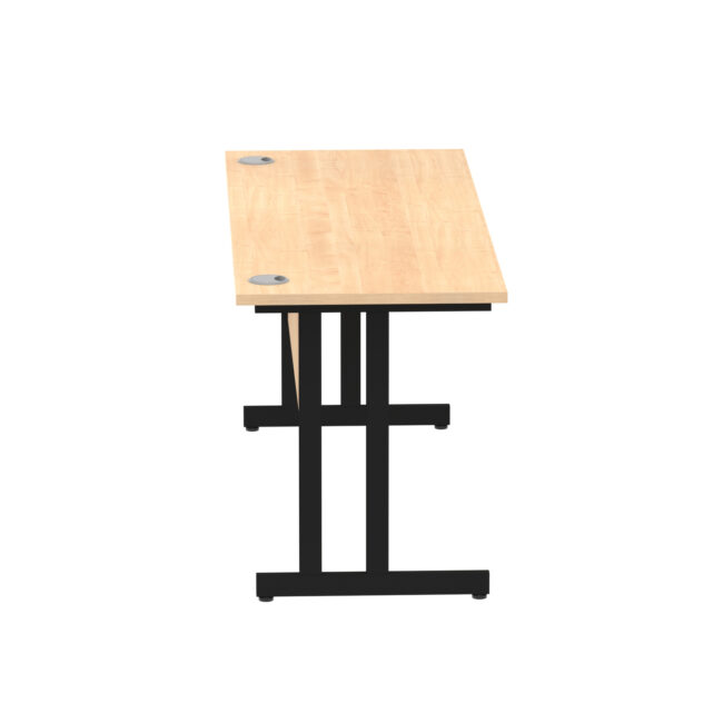 impulse 1600mm slimline desk cantilever leg