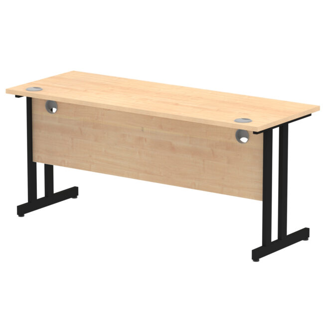 impulse 1600mm slimline desk cantilever leg
