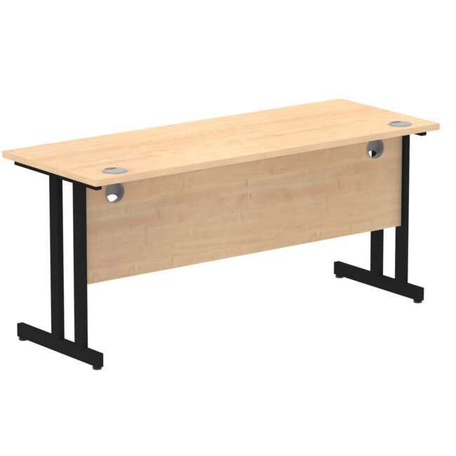impulse 1600mm slimline desk cantilever leg