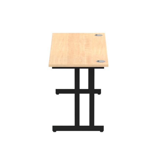 impulse 1600mm slimline desk cantilever leg