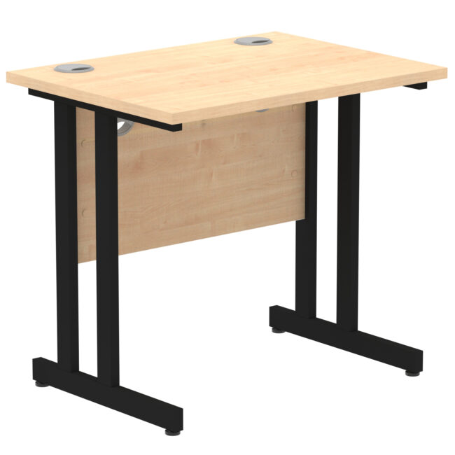 impulse 800mm slimline desk cantilever leg