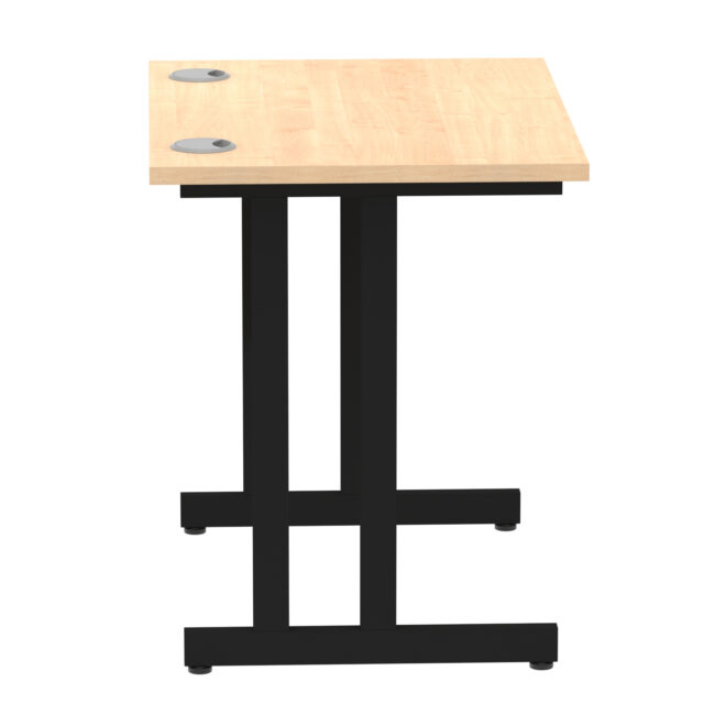 impulse 800mm slimline desk cantilever leg