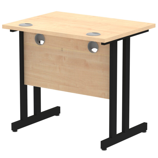impulse 800mm slimline desk cantilever leg
