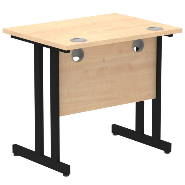 impulse 800mm slimline desk cantilever leg
