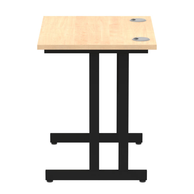 impulse 800mm slimline desk cantilever leg