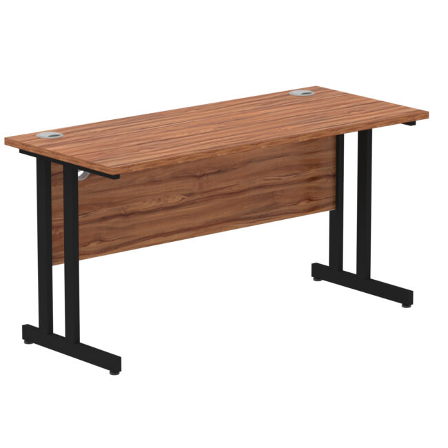 impulse 1400mm slimline desk cantilever leg