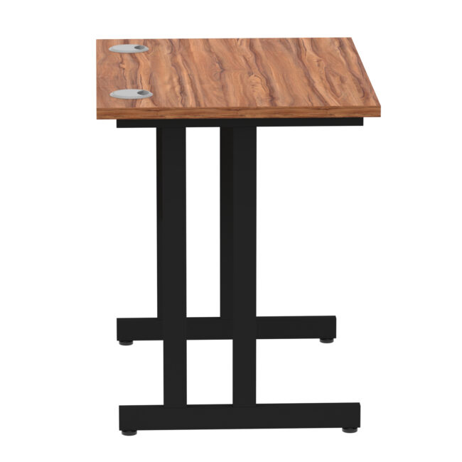 impulse 800mm slimline desk cantilever leg