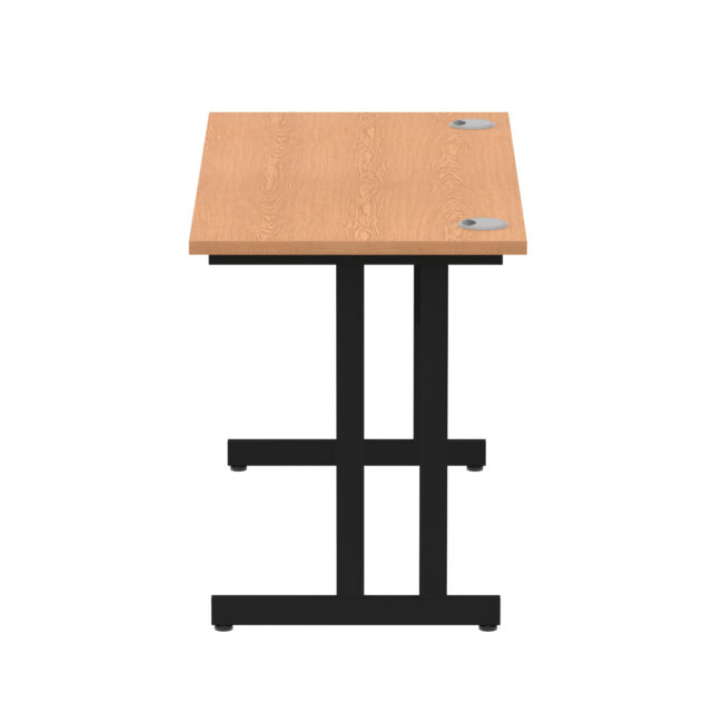 impulse 1200mm slimline desk cantilever leg