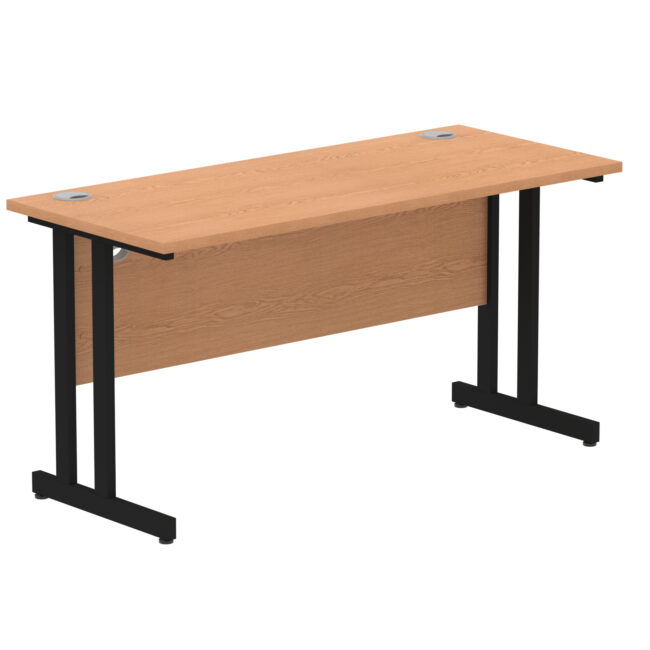 impulse 1400mm slimline desk cantilever leg