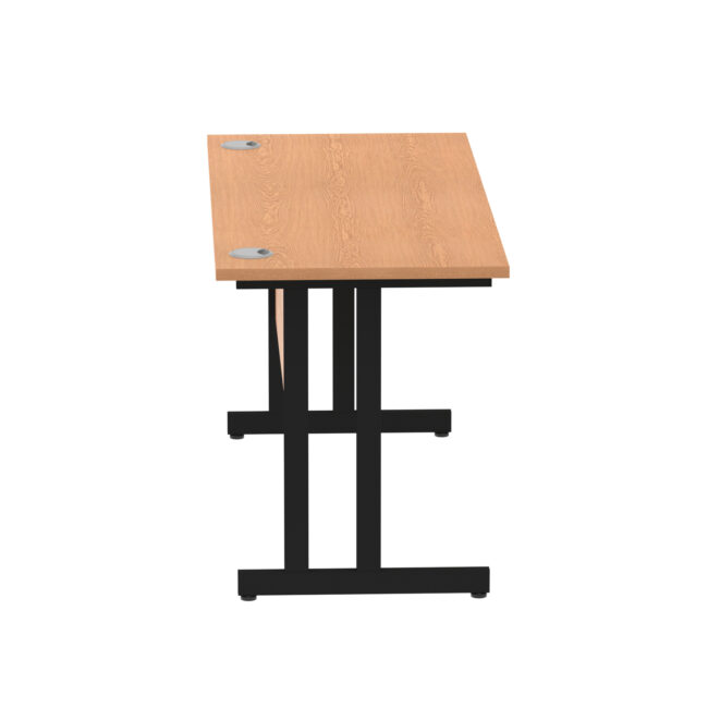 impulse 1400mm slimline desk cantilever leg