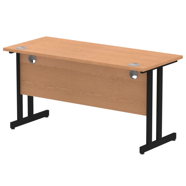 impulse 1400mm slimline desk cantilever leg