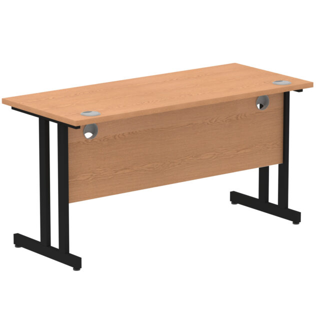 impulse 1400mm slimline desk cantilever leg