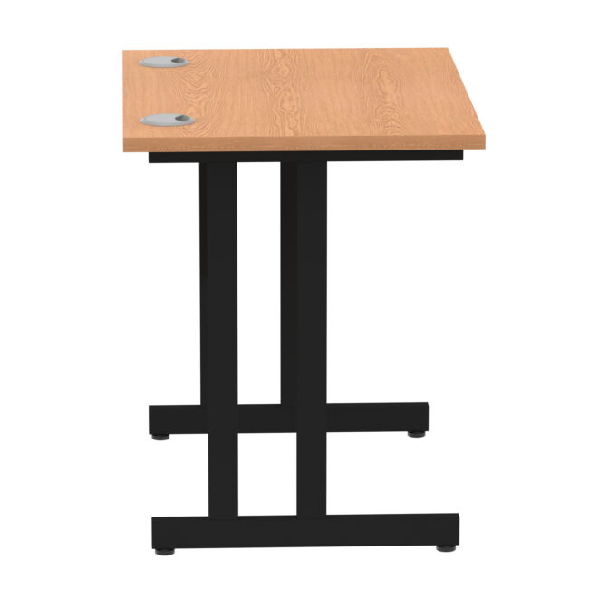 impulse 800mm slimline desk cantilever leg