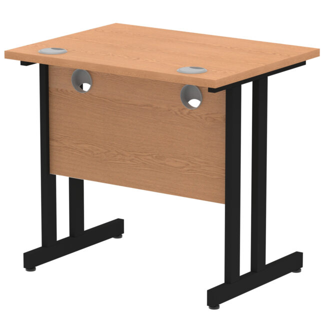 impulse 800mm slimline desk cantilever leg